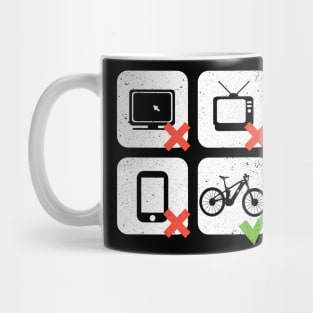 E-MTB Downhill E-Bike Mountainbike EMTB MTB Quote Mug